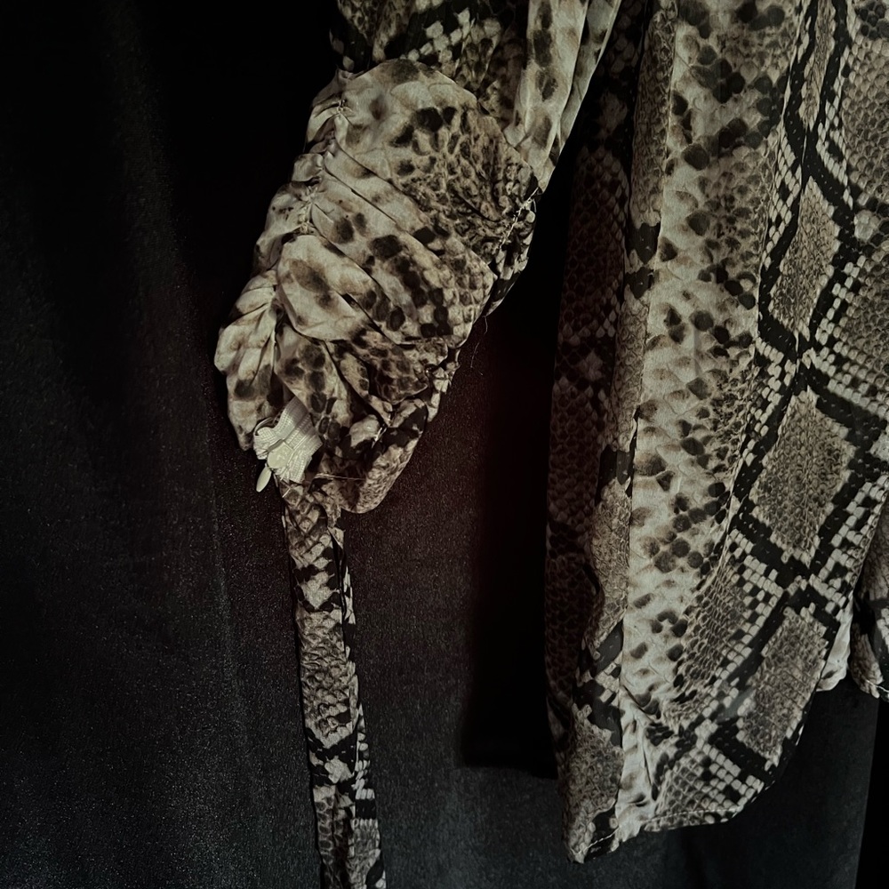 Brand Missguided. Size 22. Mini dress/long top. Snake skin print. Polyester - Picture 5 of 12